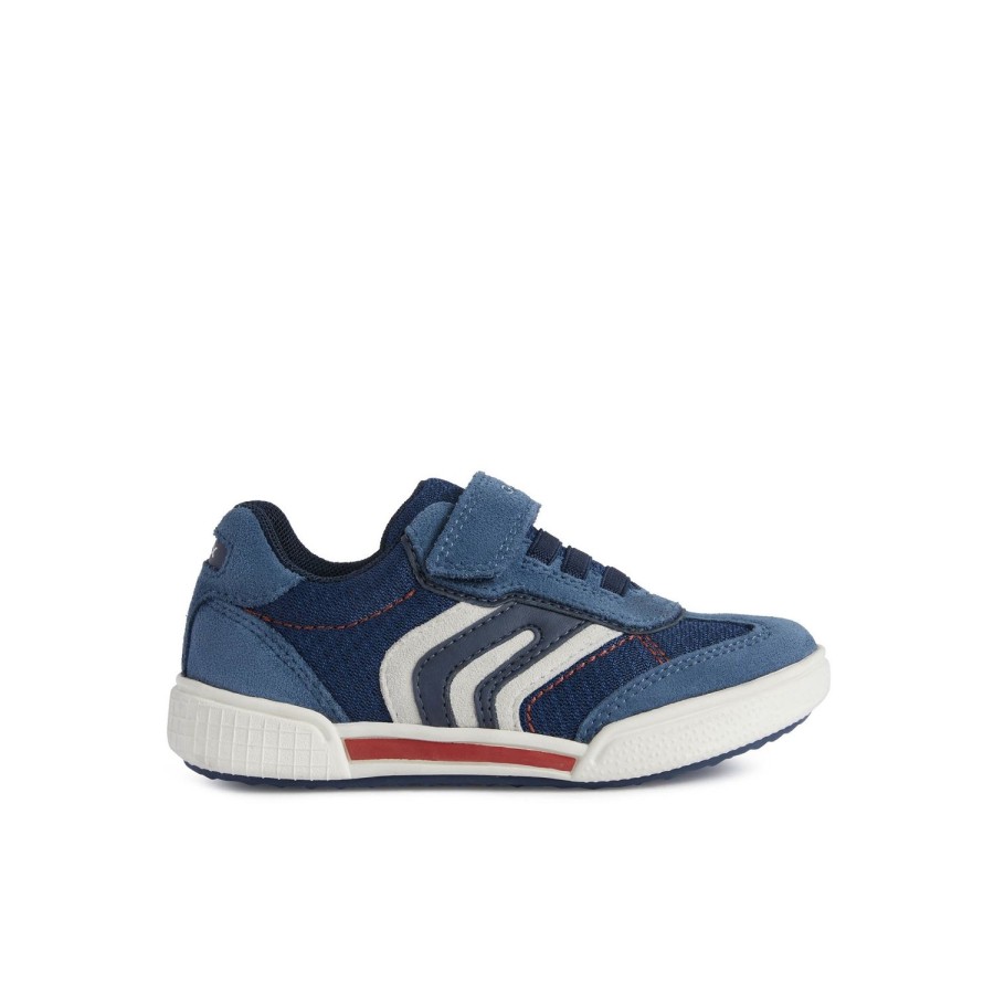 Enfant Geox Baskets | Geox Baskets Et Sneakers J15Bcc Marine