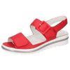 Femme Waldlaufer | Waldlaufer Nu Pieds Sandales 171 022 Rouge