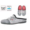 Femme Cabrera | Cabrera Chaussons Ca 3012 Genial Gris