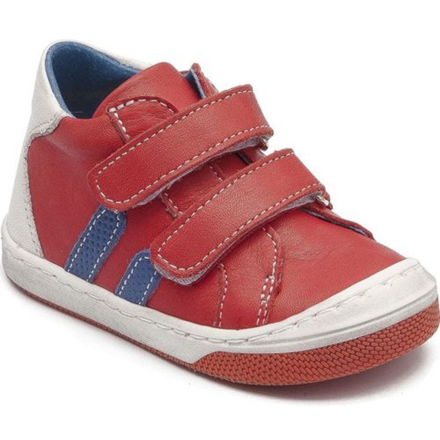 Enfant Bellamy Baskets | Bellamy Baskets Et Sneakers 255 Destin Rouge