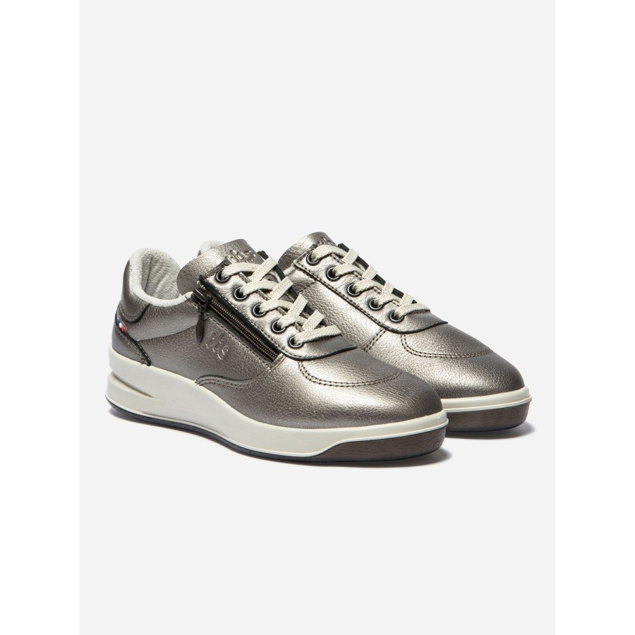 Femme Tbs | Tbs Chaussures A Lacets Brazip2 Argent