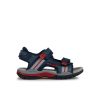 Enfant Geox Sandales | Geox Nu Pieds Sandales J250Ra Marine Multicouleurs