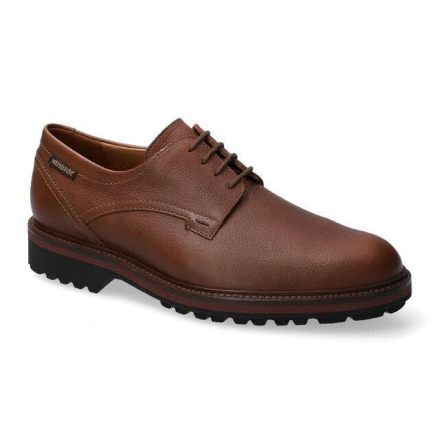 Homme Mephisto | Mephisto Chaussures A Lacets Batiste Marron