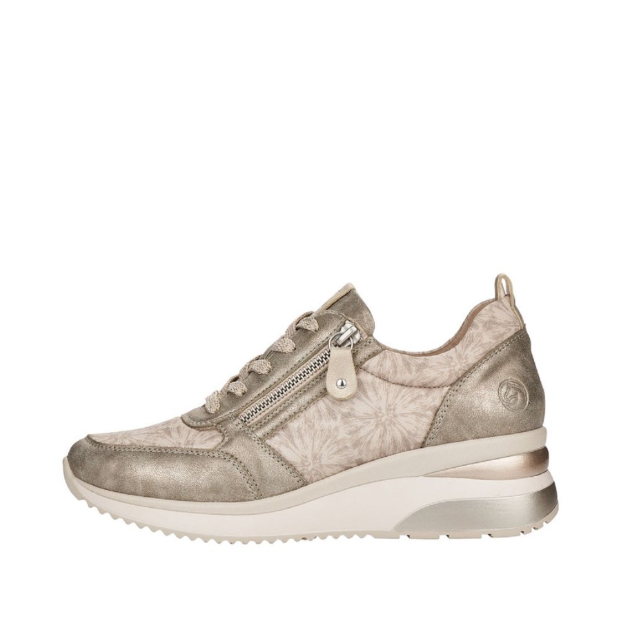 Femme Remonte | Remonte Baskets D2401 Beige