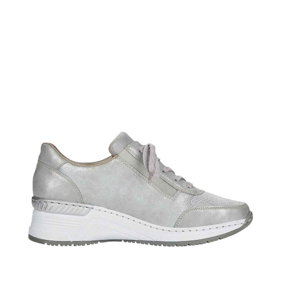 Femme Rieker | Rieker Baskets N4306 Argent