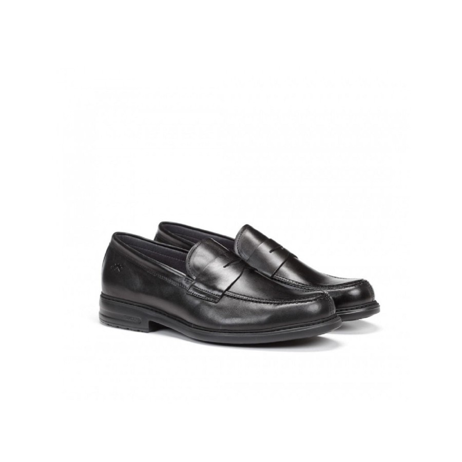 Homme Fluchos | Fluchos Mocassins Derbies 8721 Noir