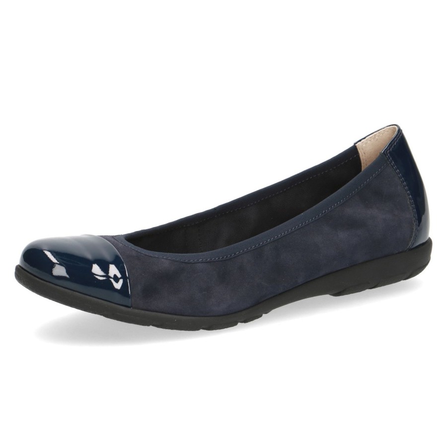 Femme Caprice | Caprice Ballerines 22152 Marine