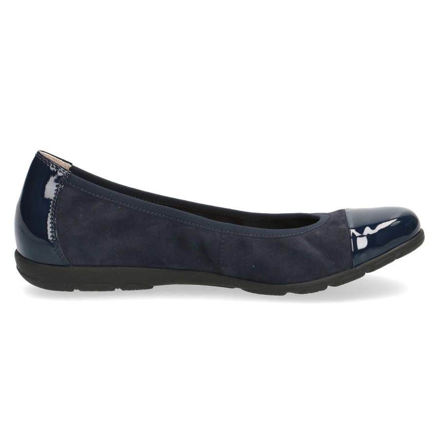 Femme Caprice | Caprice Ballerines 22152 Marine