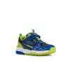 Enfant Geox Baskets | Geox Baskets Et Sneakers J35Axa Bleu Multicouleurs