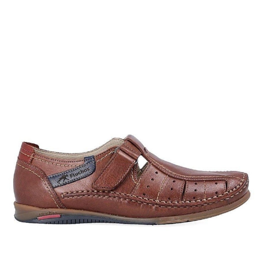 Homme Fluchos | Fluchos Mocassins Derbies 8568 Marron