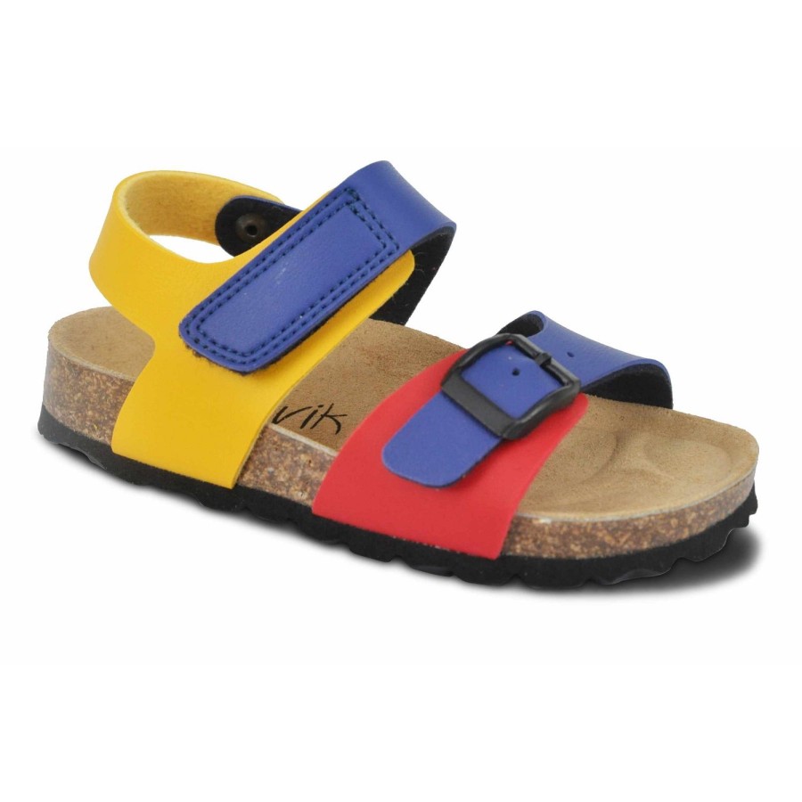 Enfant Norvik Sandales | Norvik Nu Pieds Sandales Snik Multicouleurs