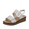 Femme Rieker | Rieker Nu Pieds Sandales 62950 Marine