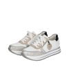 Femme Rieker | Rieker Baskets N3512 Blanc Multicouleurs