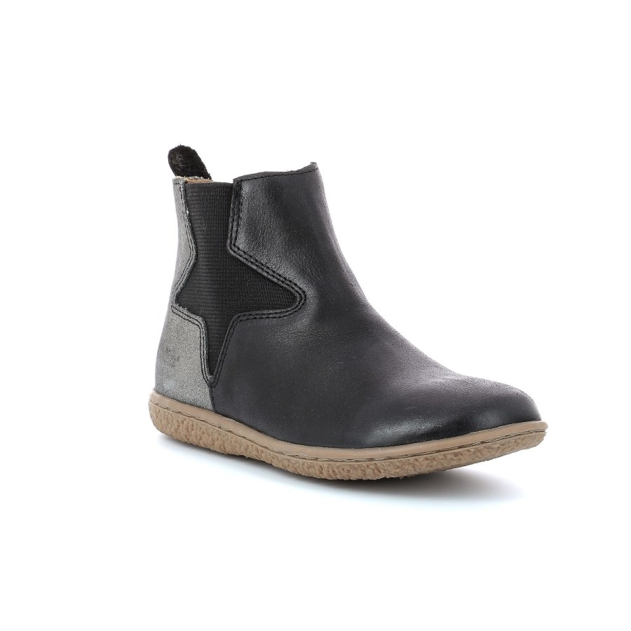 Enfant Kickers Bottines | Kickers Bottines Vermillon Noir