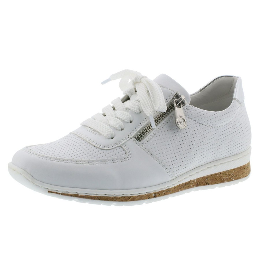 Femme Rieker | Rieker Baskets N5127 Blanc