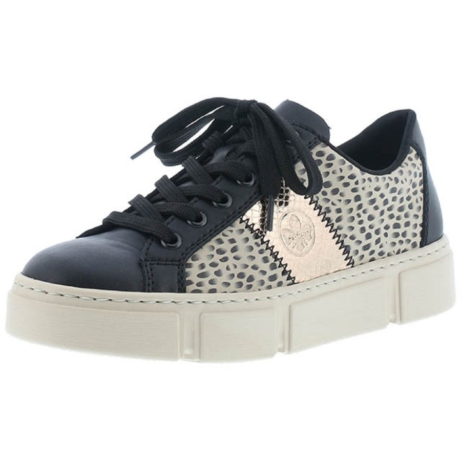 Femme Rieker | Rieker Baskets N5910 Noir Multicouleurs