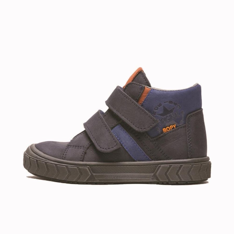 Enfant Bopy Bottines | Bopy Bottines Voltaire Marine