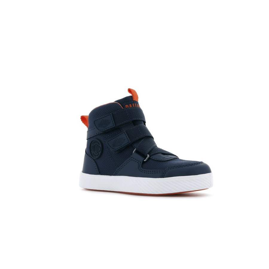 Enfant Palladium Bottines | Palladium Bottines Pallastreet Mid Bleu