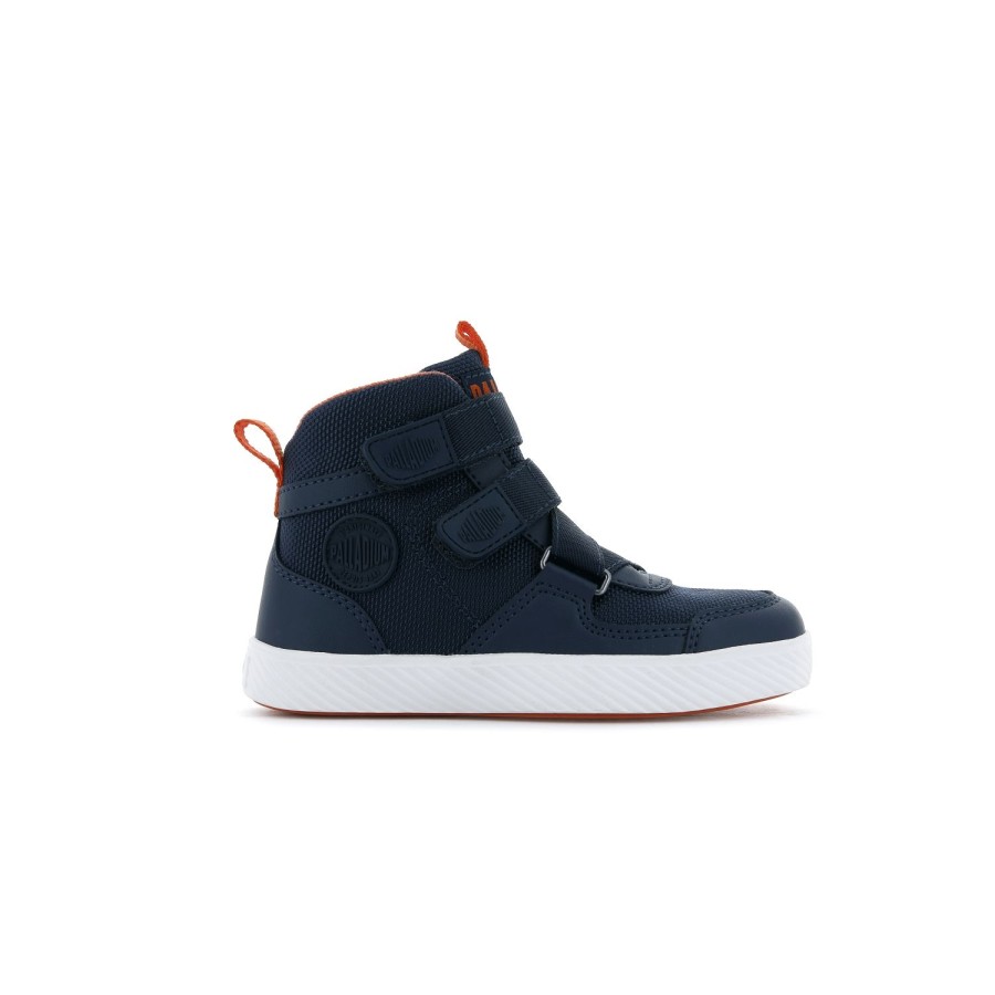 Enfant Palladium Bottines | Palladium Bottines Pallastreet Mid Bleu