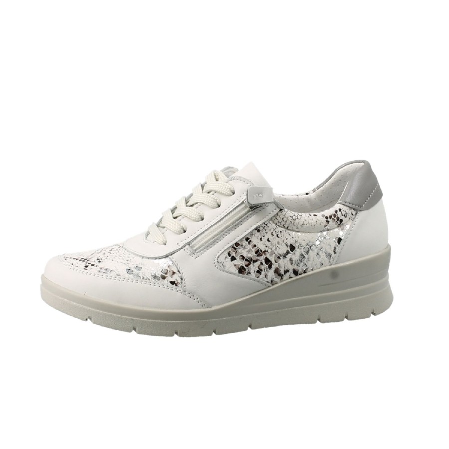 Femme Medi loi | Medi Loi Baskets Ml Luna 18 Blanc