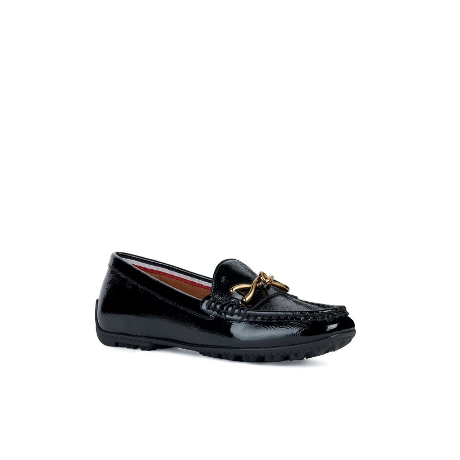 Femme Geox | Geox Mocassins D35Rcb Noir