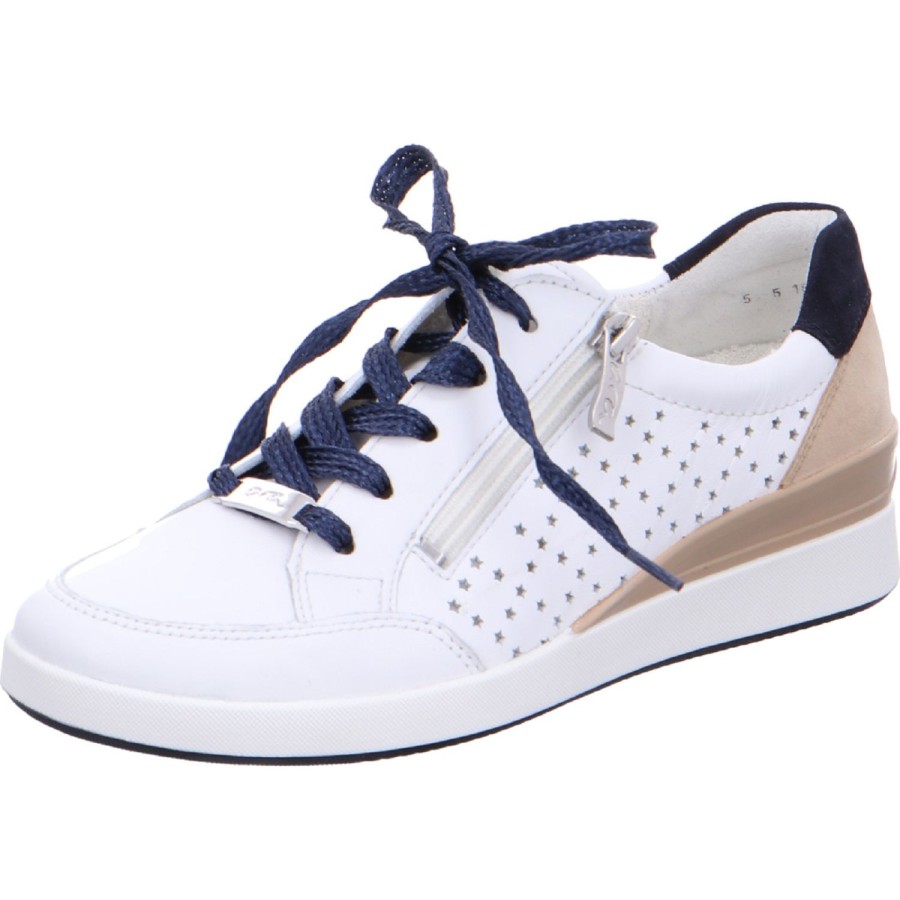 Femme Ara | Ara Baskets 33304.07 Blanc