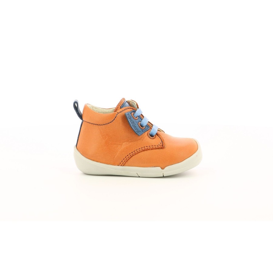 Enfant Kickers Premiers Pas | Kickers Premiers Pas Wazzap Orange