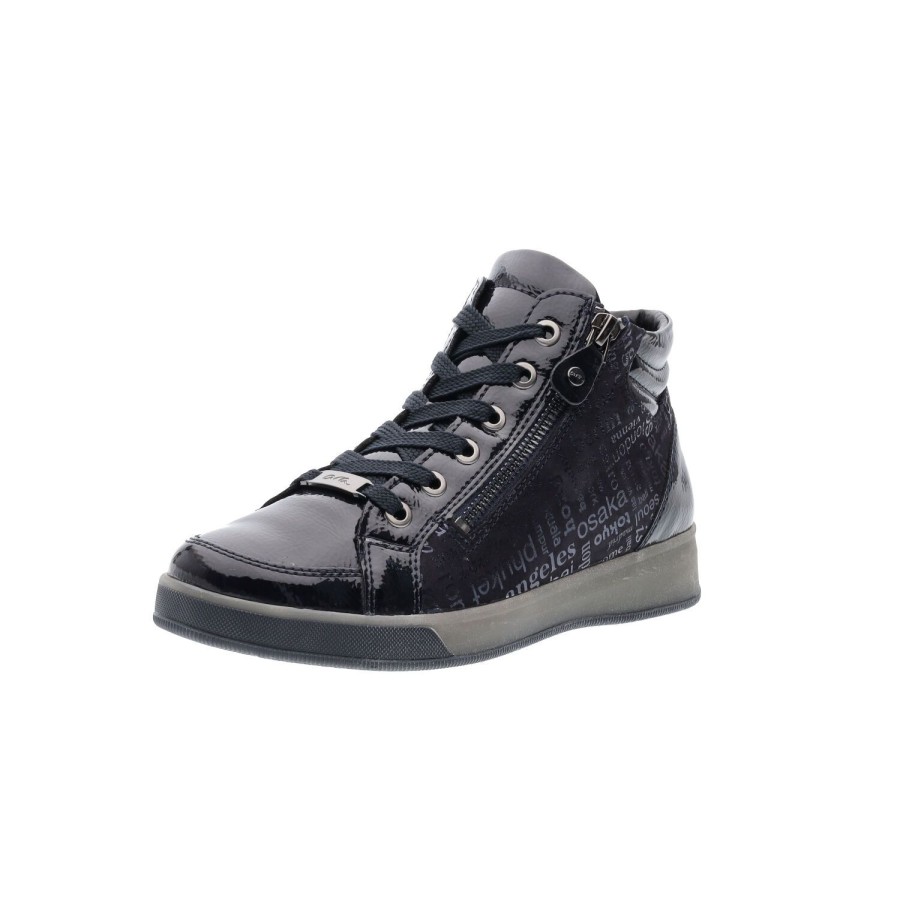 Femme Ara | Ara Chaussures A Lacets 44499 02 Marine