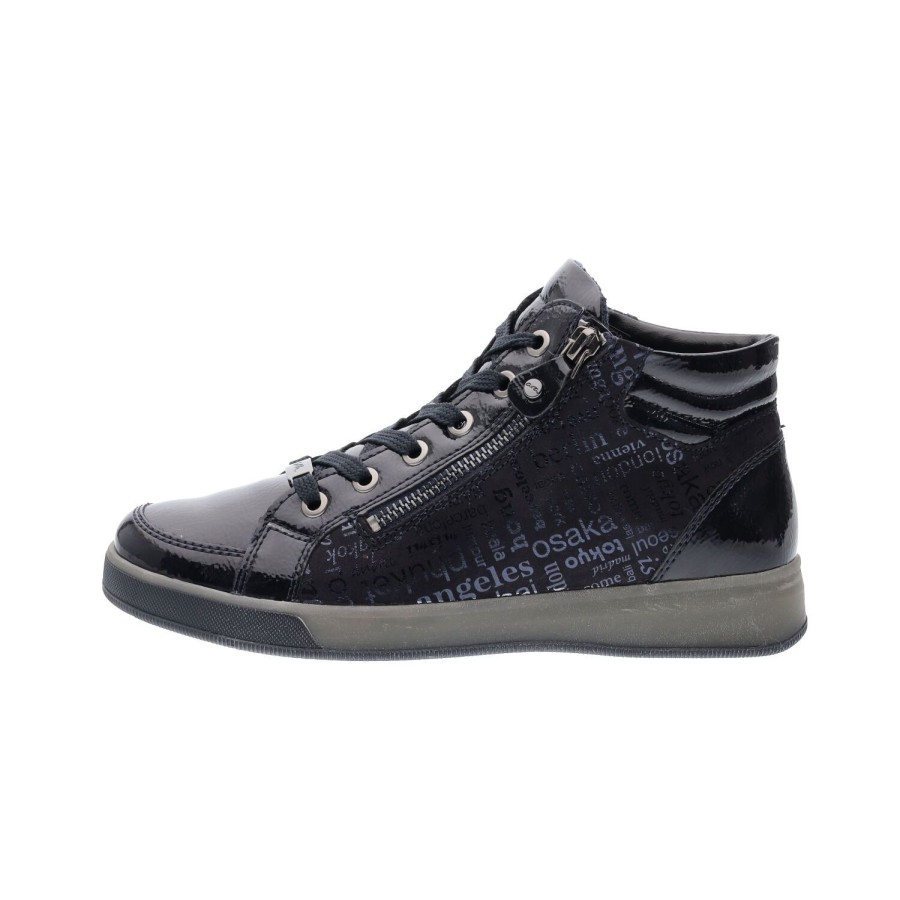 Femme Ara | Ara Chaussures A Lacets 44499 02 Marine