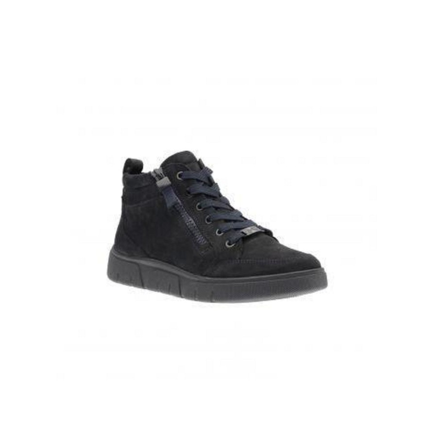 Femme Ara | Ara Chaussures A Lacets 24453 02 Marine