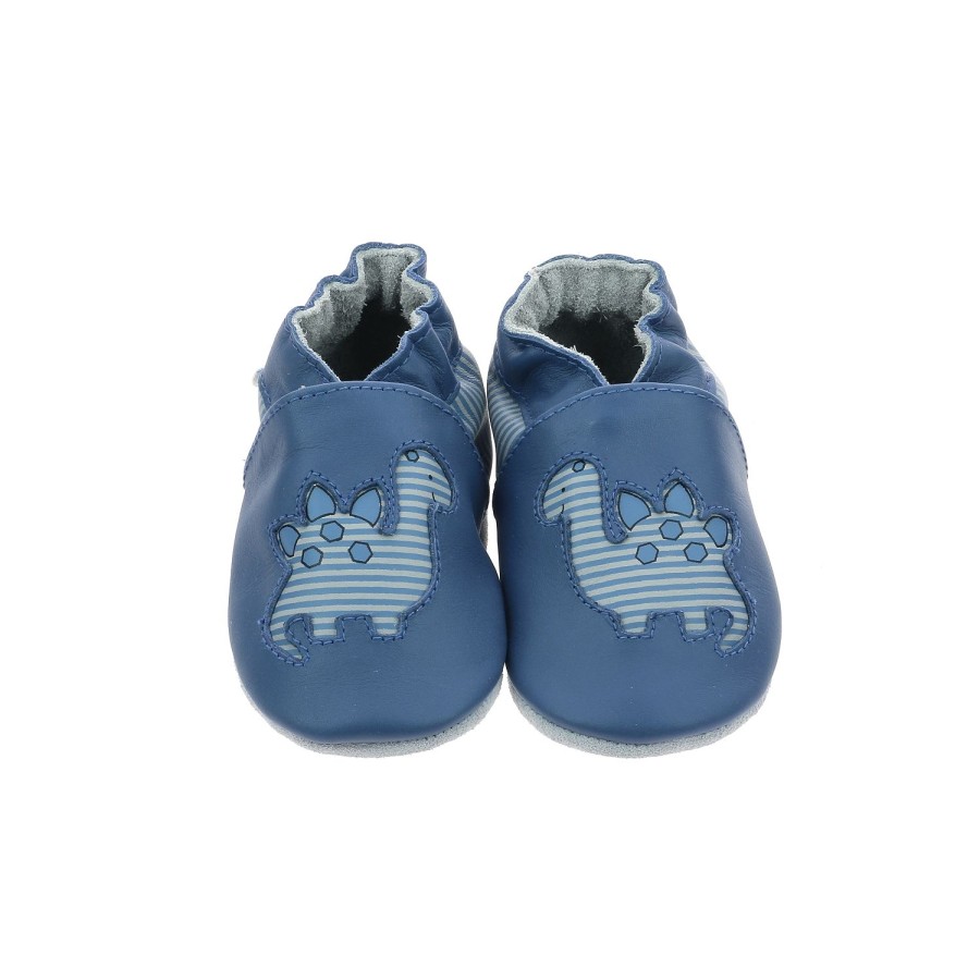 Enfant Robeez Chaussons | Robeez Chaussons Diflyno Bleu