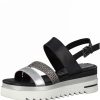 Femme Marco tozzi | Marco Tozzi Nu Pieds Sandales 2872726 Noir