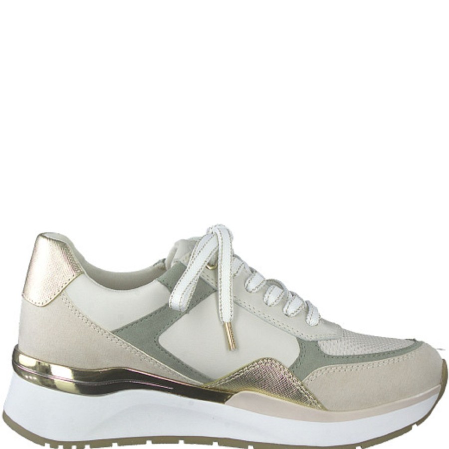 Femme Marco tozzi | Marco Tozzi Baskets 23724 20 Beige Multicouleurs