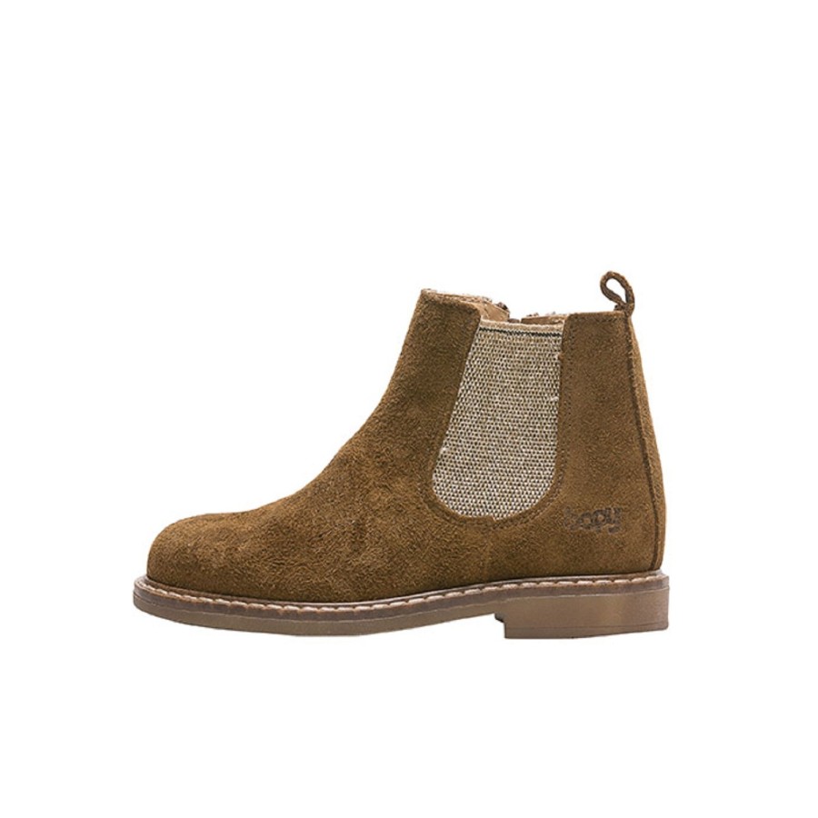 Enfant Bopy Bottines | Bopy Bottines Seven Cognac