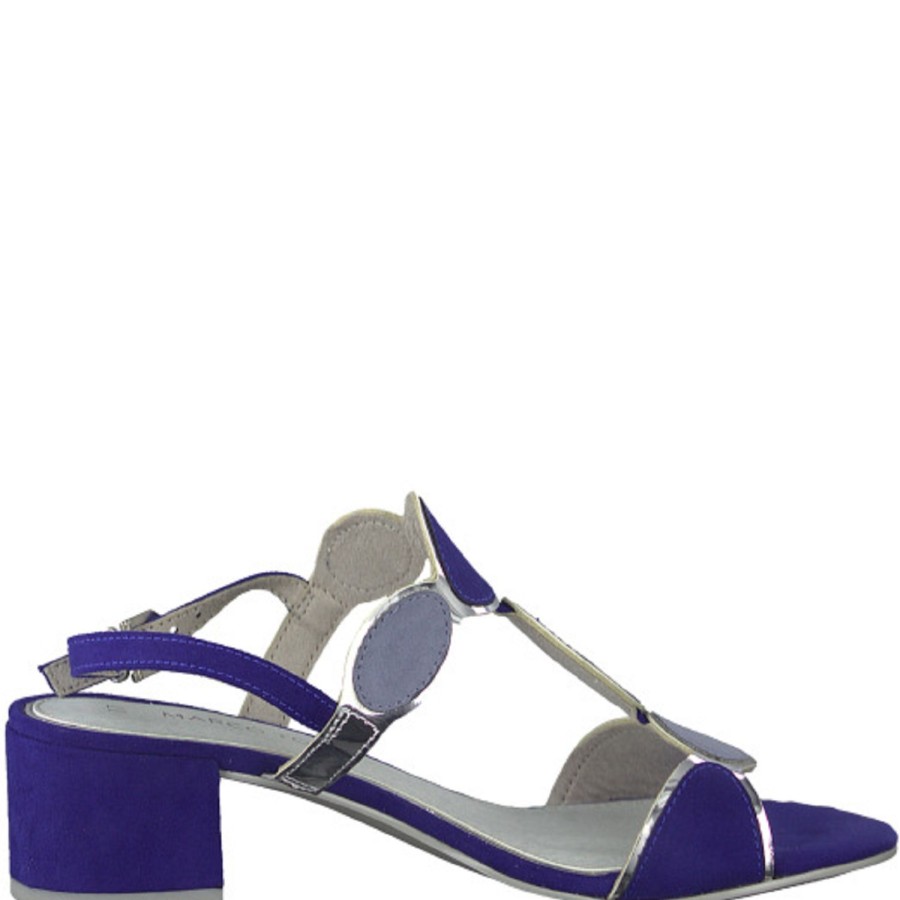 Femme Marco tozzi | Marco Tozzi Nu Pieds Sandales 28230 20 Bleu