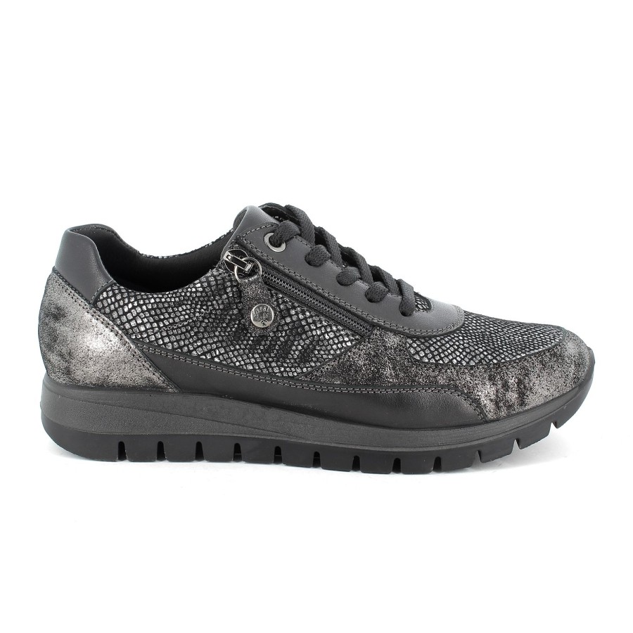 Femme Enval | Enval Baskets 82656 Gris