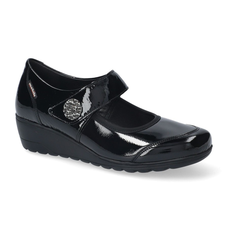 Femme Mobils ergonomc mephisto | Mobils Ergonomc Mephisto Ballerines Bathildav P Noir