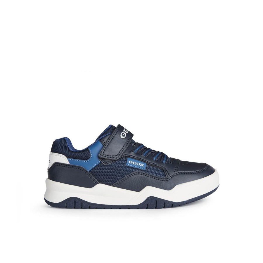 Enfant Geox Baskets | Geox Baskets Et Sneakers J167Rb Marine