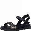 Femme Marco tozzi | Marco Tozzi Nu Pieds Sandales 28405 Noir