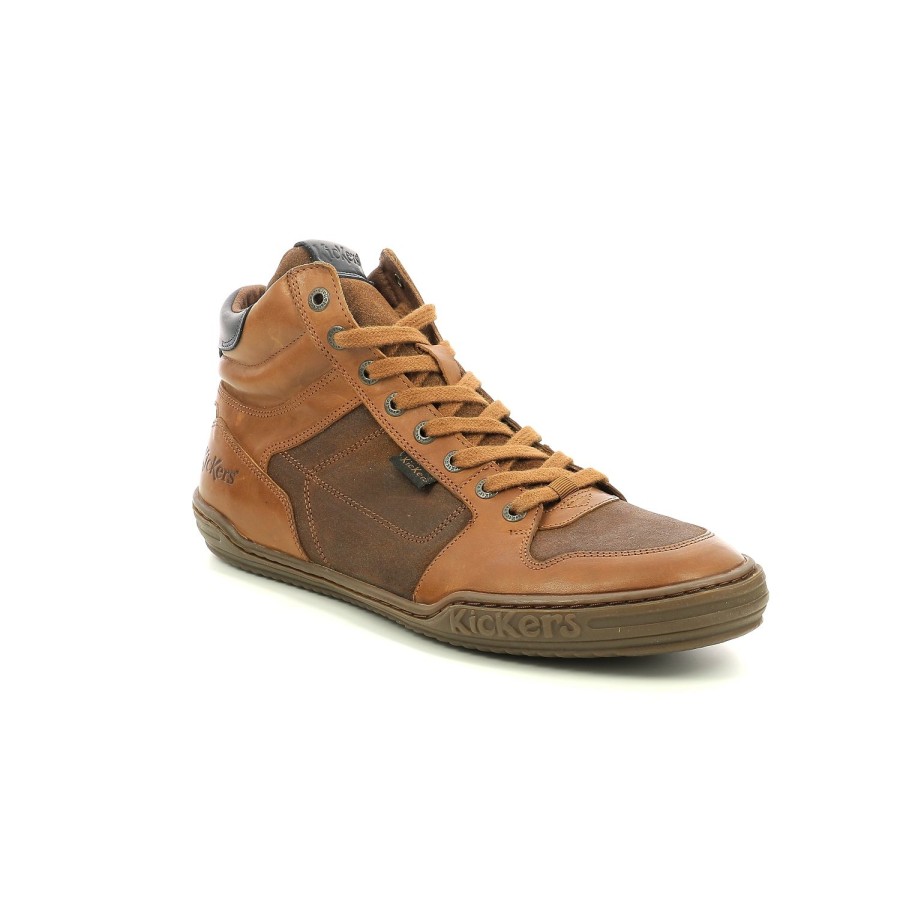 Homme Kickers | Kickers Sneakers Junglehigh Marron