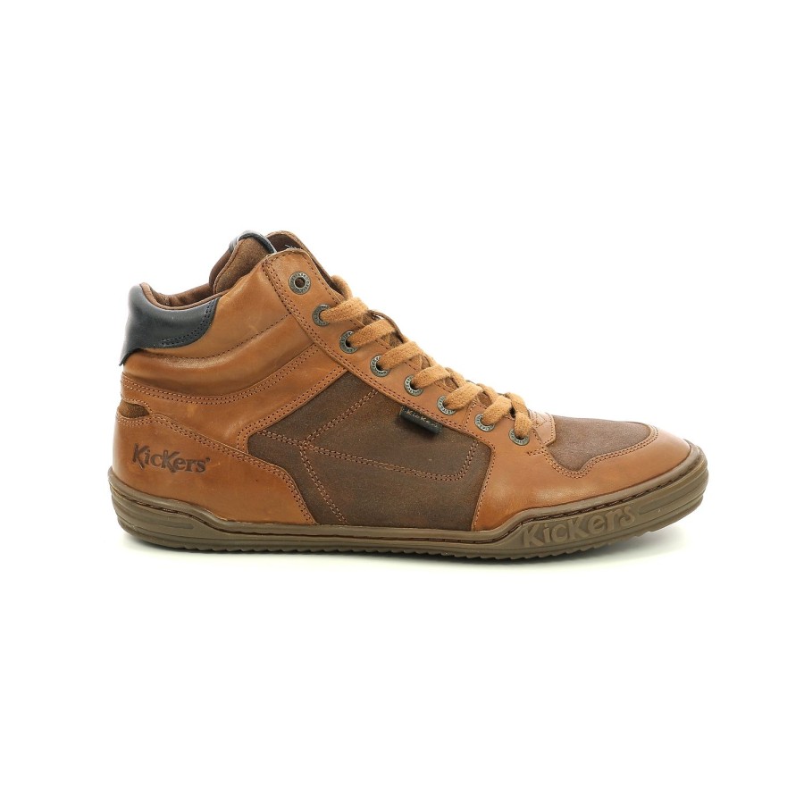 Homme Kickers | Kickers Sneakers Junglehigh Marron