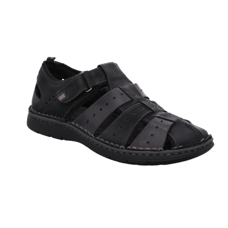 Homme Rohde | Rohde Nu Pieds Et Sandales 6040 Noir