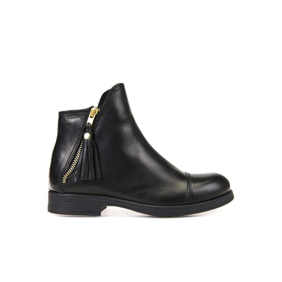 Enfant Geox Bottines | Geox Bottines J5449C Noir