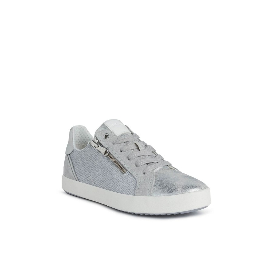 Femme Geox | Geox Baskets D166Hc Gris