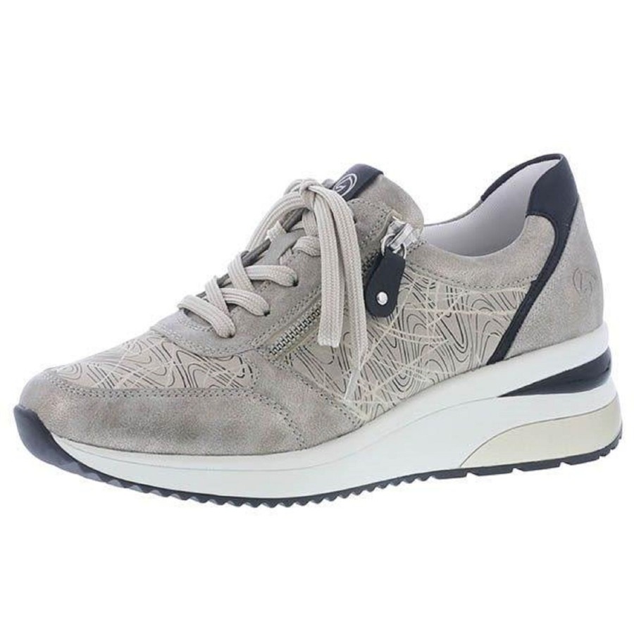 Femme Remonte | Remonte Baskets D2400 60 Gris