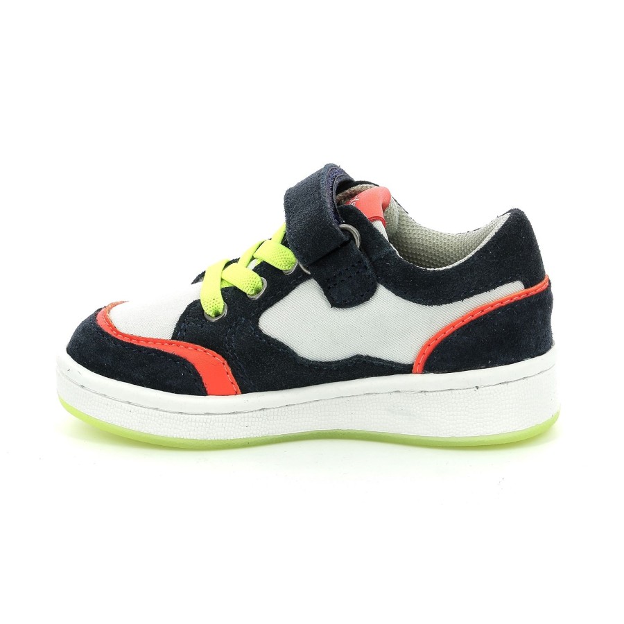 Enfant Kickers Baskets | Kickers Baskets Et Sneakers Biskuit Marine