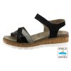 Femme Medi loi | Medi Loi Nu Pieds Sandales 6884 Noir