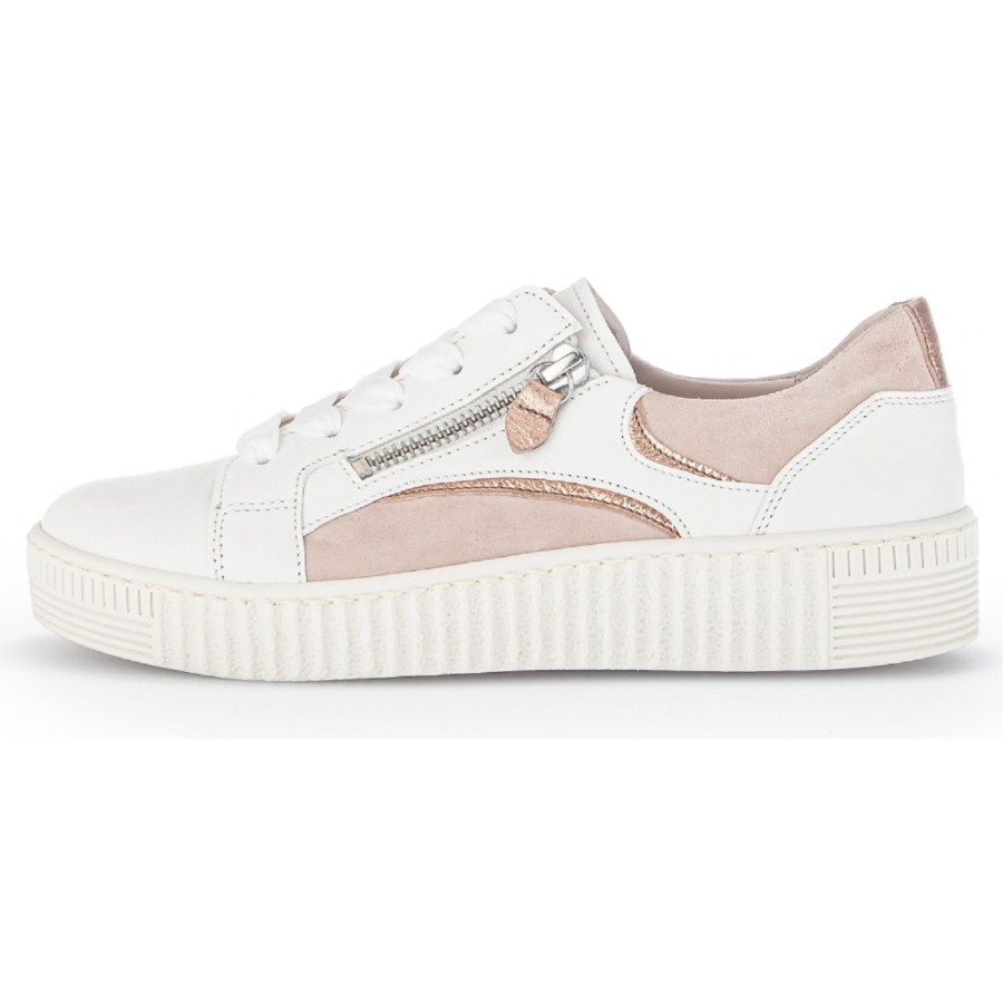 Femme Gabor | Gabor Baskets 23330 Blanc Rose