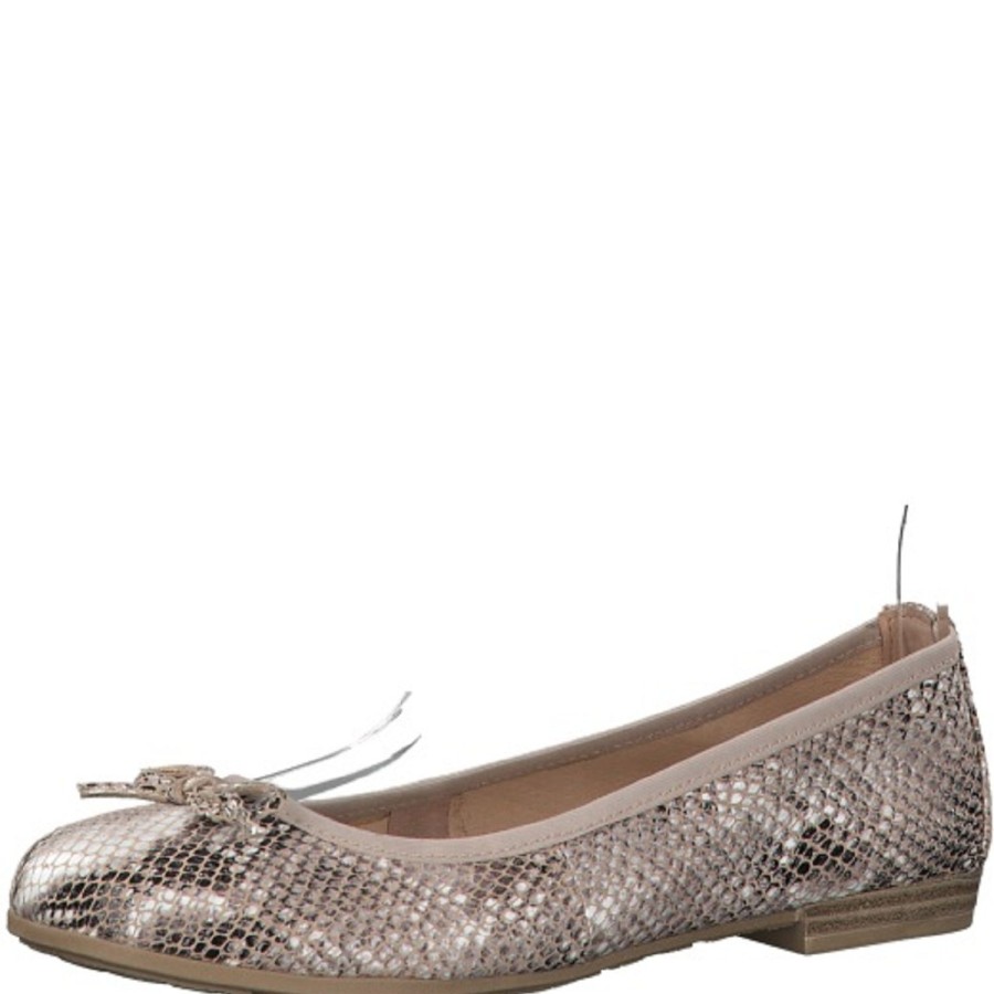 Femme Marco tozzi | Marco Tozzi Ballerines 22110 Beige