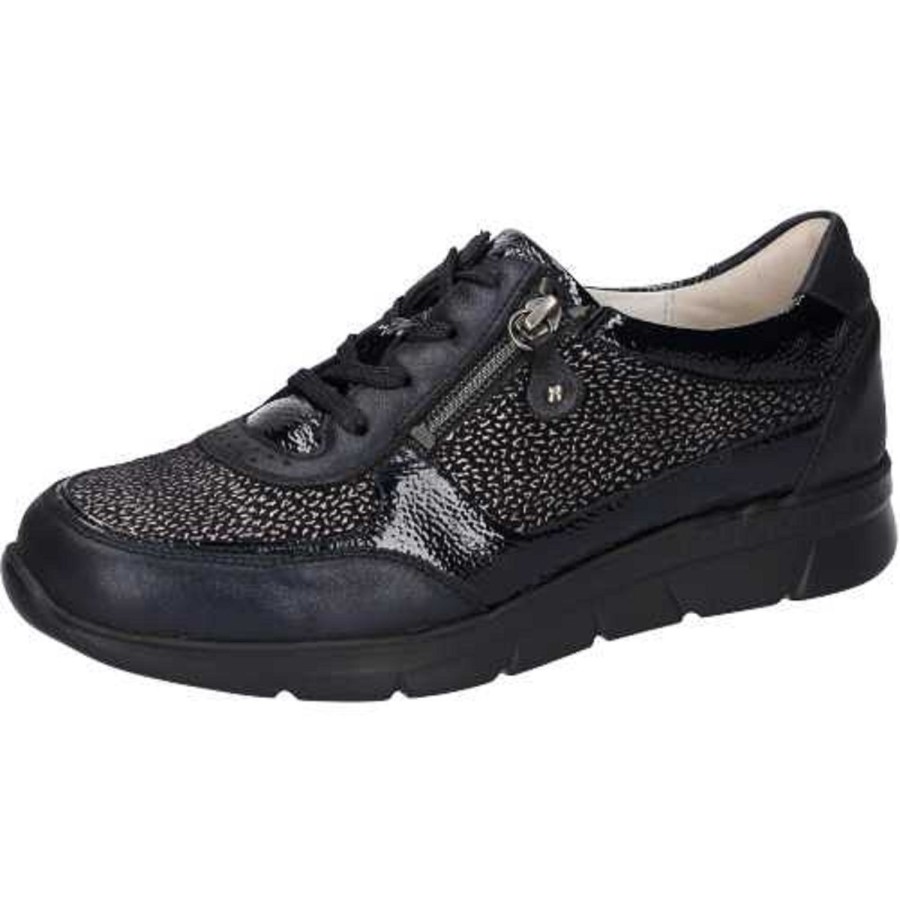 Femme Waldlaufer | Waldlaufer Chaussures A Lacets 661003 319 Marine